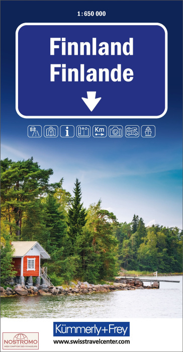 FINLAND | Kummerly+Frey road map