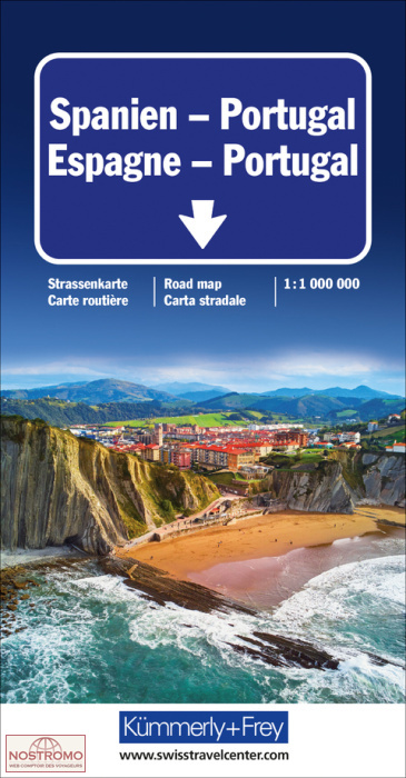 ESPAGNE - PORTUGAL | carte routière Kummerly+Frey