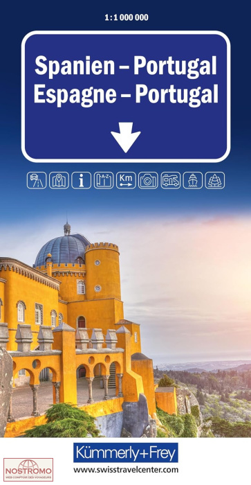 SPAIN - PORTUGAL | Kummerly+Frey road map