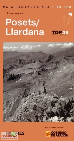 POSETS - LLARDANA | Prames hiking map