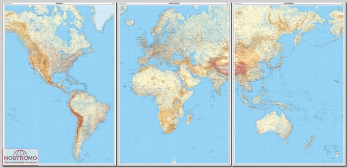 LE MONDE | IGN wall map