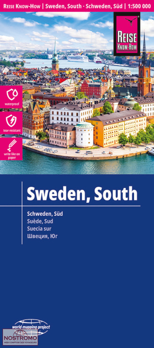 SOUTHERN SWEDEN | Reise Know-How road map