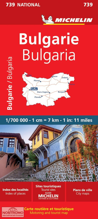BULGARIE 739 | carte routière Michelin