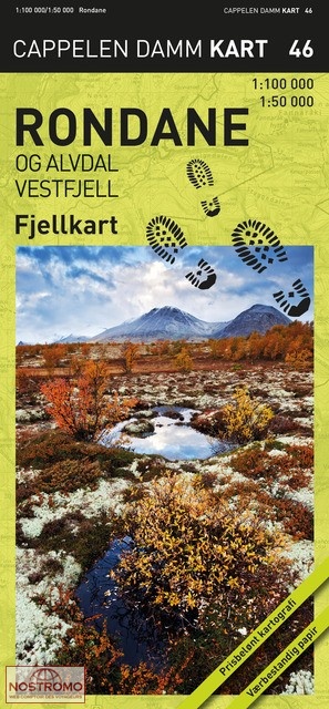 RONDANE - CK46 | Cappelen Damm hiking map