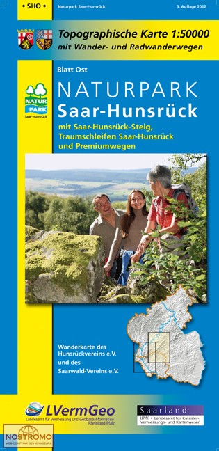 SHO NATURPARK SAAR - HUNSRÜCK OST | LVGRP hiking map