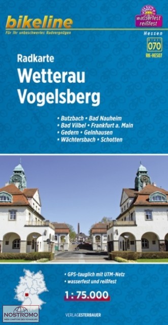 HES07 WETTERAU - VOGELSBERG | Esterbauer cycling map