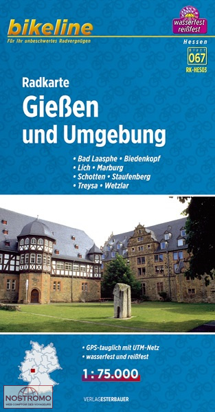 HES03 GIESSEN UND UMGEBUNG | Esterbauer cycling map