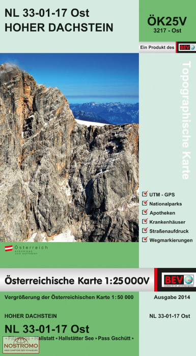 3217-OST HOHER DACHSTEIN | BEV topographical map