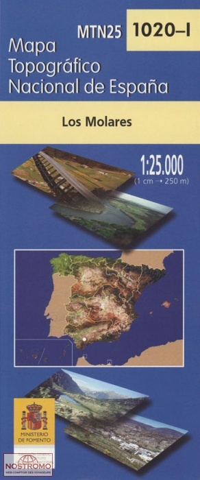 1020-1 LOS MOLARES | carte topographique CNIG