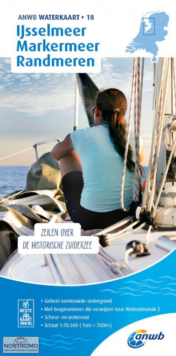18 IJSSELMEER-MARKERMEER - RAMDMEREN | ANWB waterway map