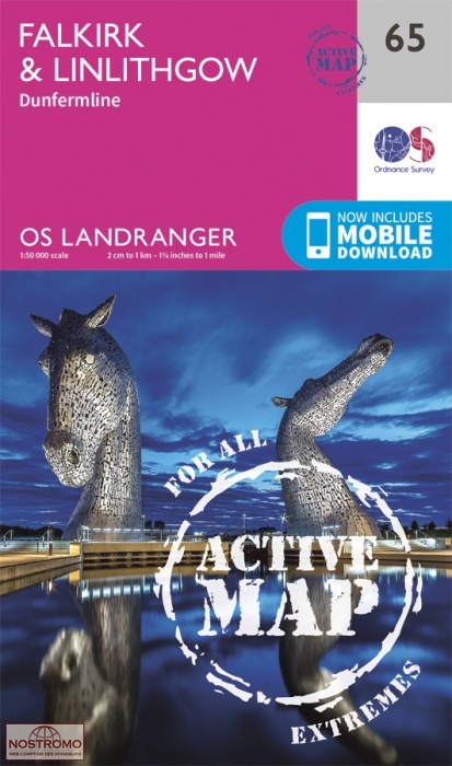 065 FALKIRK & LINLITHGOW - DUNFERMLINE | OS hiking map