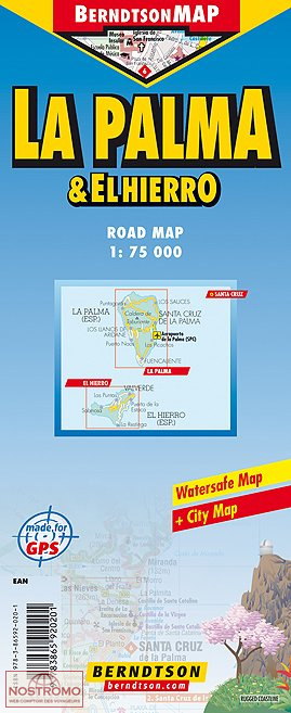 LA PALMA & EL HIERRO | carte touristique Berndtson