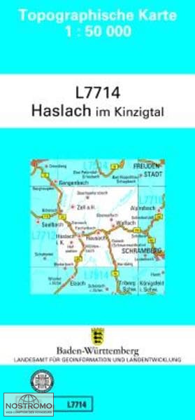 L7714 HASLACH IM KINZIGTAL | carte topographique LGL