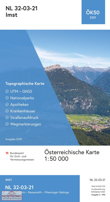 2221 IMST | carte topographique BEV