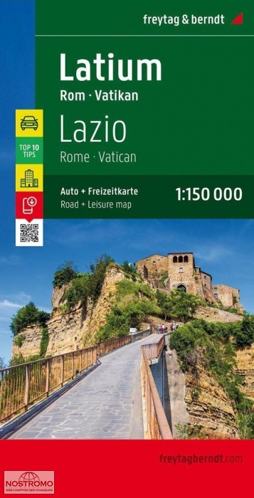 LATIUM | carte routière Freytag & Berndt