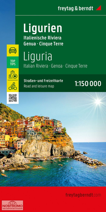 LIGURIE | carte routière Freytag & Berndt