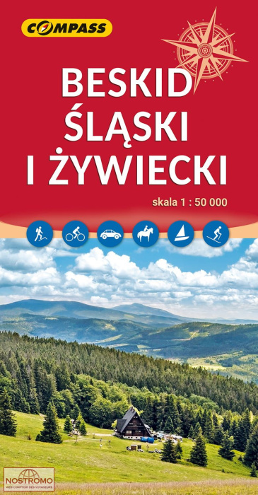 BESKID SLASKI  I ZYWIECKI | | carte de randonnée Compass