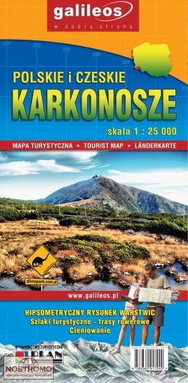 POLSKIE I CZESKIE KARKONOSZE | Plan hiking map