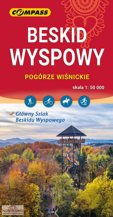 BESKID WYSPOWY | carte de randonnée Compass
