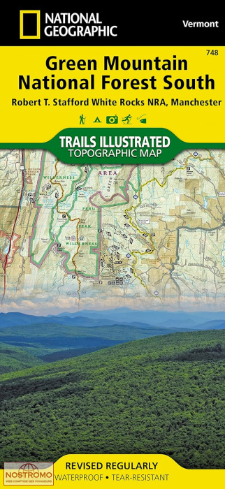 GREEN FOREST NATIONAL FOREST SOUTH | carte de randonnée National Geographic