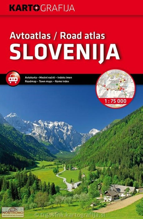 SLOVENIA | Kartografija road atlas