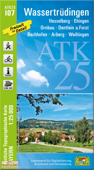 ATK25 - I07 WASSERTRÜDINGEN | LDBV hiking map