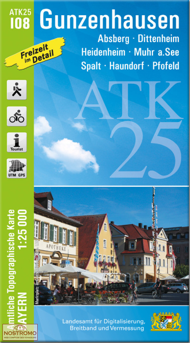 ATK25 - I08 GUNZENHAUSEN | LDBV hiking map