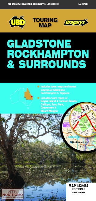 GLADSTONE, ROCKHAMPTON & SURROUNDS | Ubd Gregorys road map