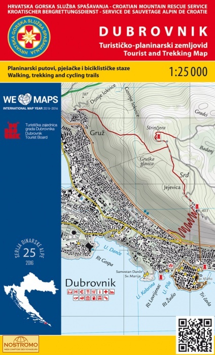 25 DUBROVNIK | HGSS hiking map