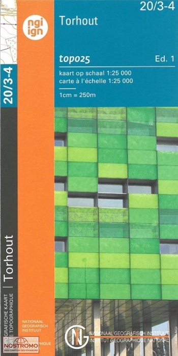 20/3-4 TORHOUT | carte topographique NGI/IGN