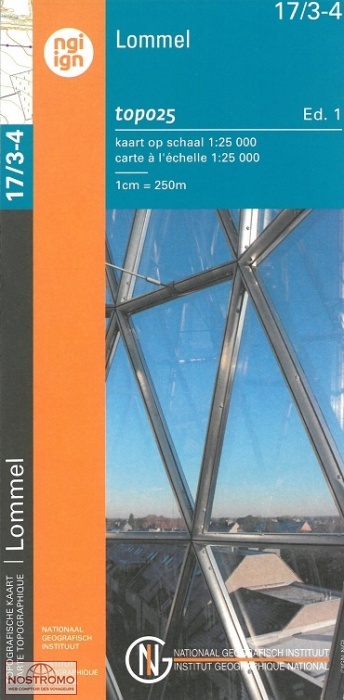 17/3-4 LOMMEL | carte topographique NGI/IGN