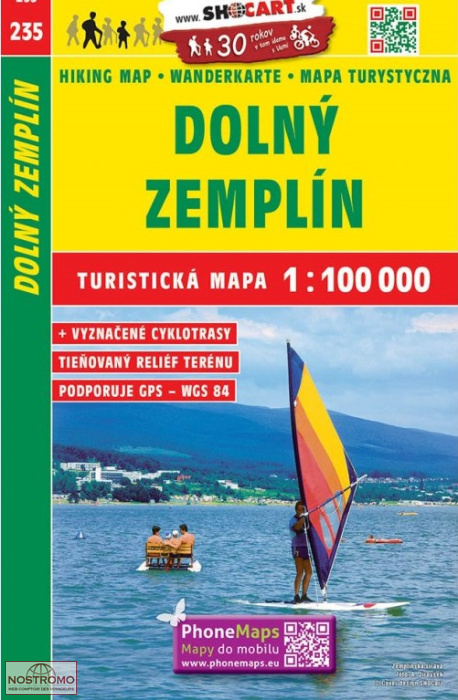 235 DOLNY ZEMPLIN | carte touristique Shocart