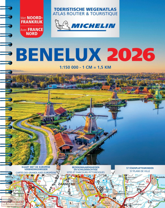 BENELUX ET FRANCE NORD | atlas routier Michelin