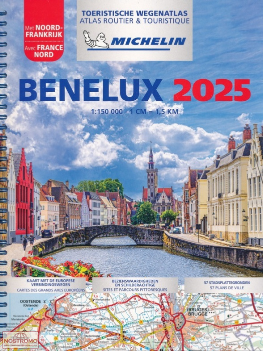 BENELUX & NORTHERN FRANCE | Michelin road atlas