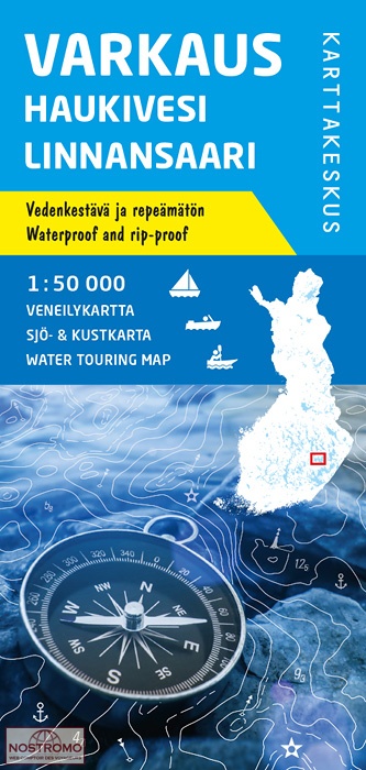 VARKAUS - HAUKIVESI - LINNANSAARI | Karttakeskus water touring map