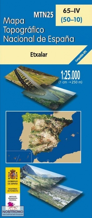 065-4 ETXALAR | CNIG topographical map