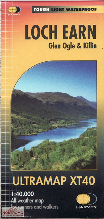 LOCH EARN, GLEN OGLE & KILLIN | Harvey hiking map