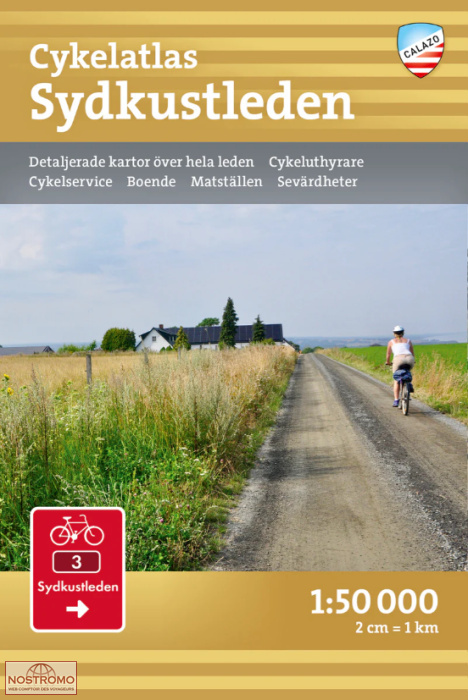 SYDKUSTLEDEN | atlas de cartes de cyclotourisme Calazo