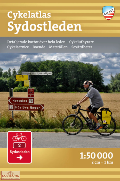 SYDOSTLEDEN | atlas de cartes de cyclotourisme Calazo