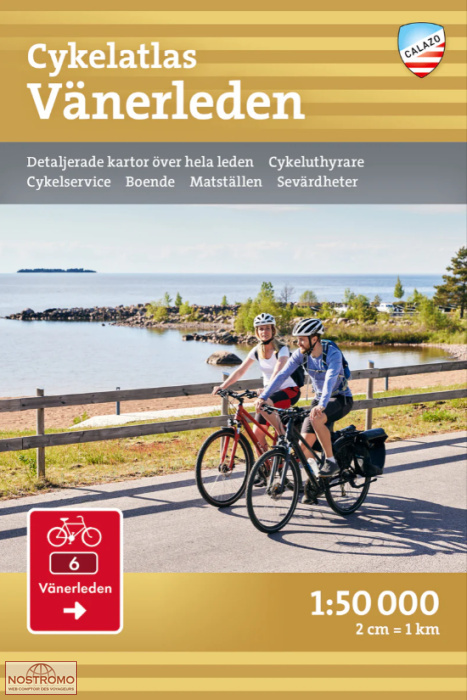VÄNERLEDEN | atlas de cartes de cyclotourisme Calazo