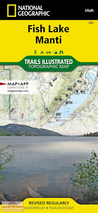 FISH LAKE - MANTI | National Geographic hiking map