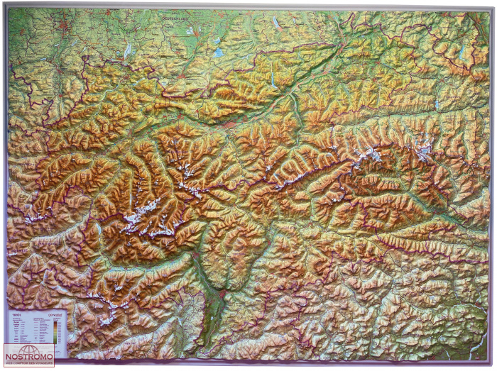 TYROL | Georelief relief map