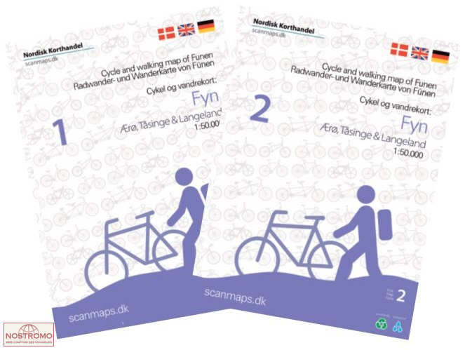 1/2 FÜNEN | Nordisk Korthandel cycling maps