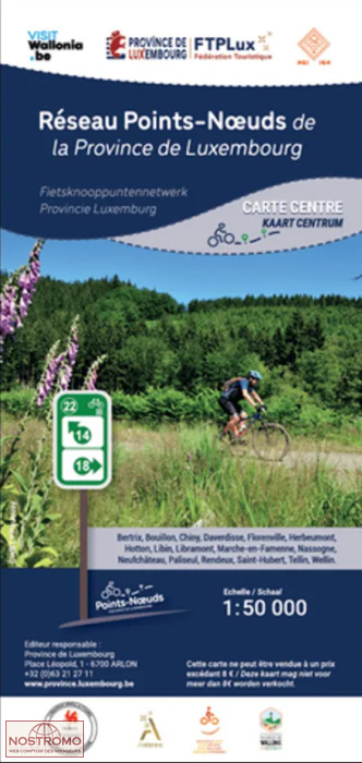 PROVINCE OF LUXEMBOURG - CENTRAL | NGI/IGN cycling map
