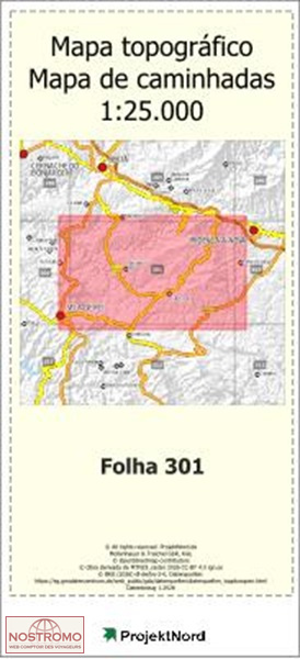 301 CARDIGOS (MAÇAO) | carte topographique Projektnord