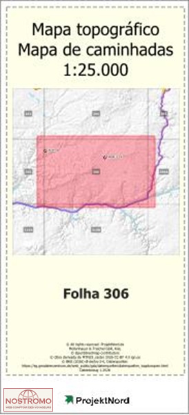 306 ROSMANINHAL (IDANHA-A-NOVA) | carte topographique Projektnord