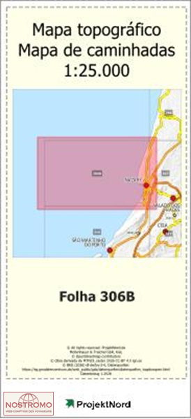 306B NAZARÉ | carte topographique Projektnord