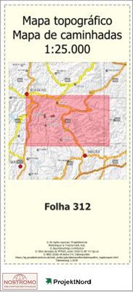 312 AMENDOA (MAÇAO) | carte topographique Projektnord