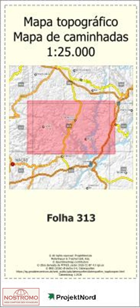 313 CARVOEIRO (MAÇAO) | carte topographique Projektnord