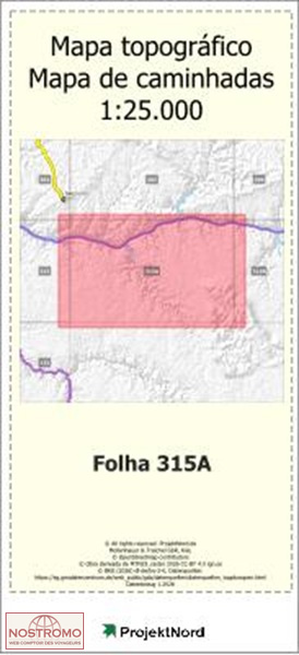 315A MONTALVAO (NIZA) | carte topographique Projektnord